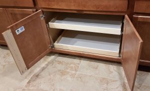 Under the Cooktop Double Pullout Shelf