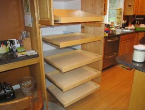 High Back Pantry Pullout Shelves