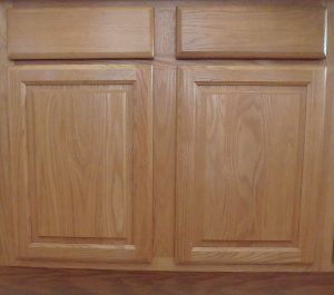 Cabinet Front Before Modification